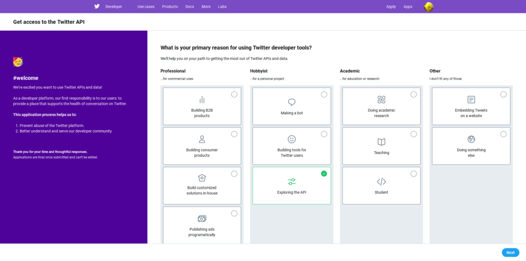 Twitter-開発者アカウント作成-Twitter-API-の使い道