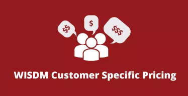 WISDM Customer Specific Pricing