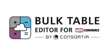 Bulk Table Editor for WooCommerce