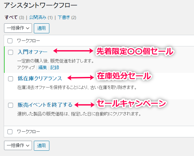 自動化できる作業