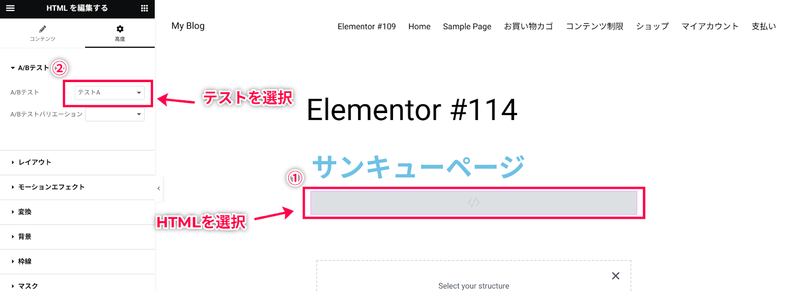 Elementor - Split Test-10